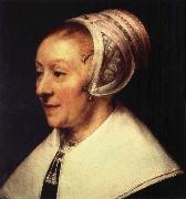 REMBRANDT Harmenszoon van Rijn Portrait of Catrina Hoogshaet at the Age of Fifty oil painting